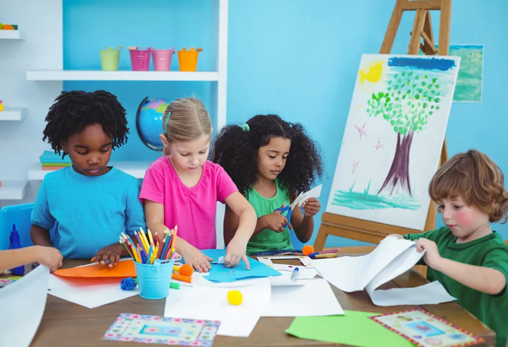 Occupational therapy at Play2Learn special school in AP image